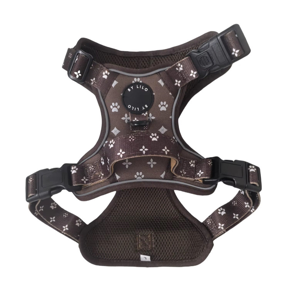 Reflecterend antitrek Y-Tuig bruin